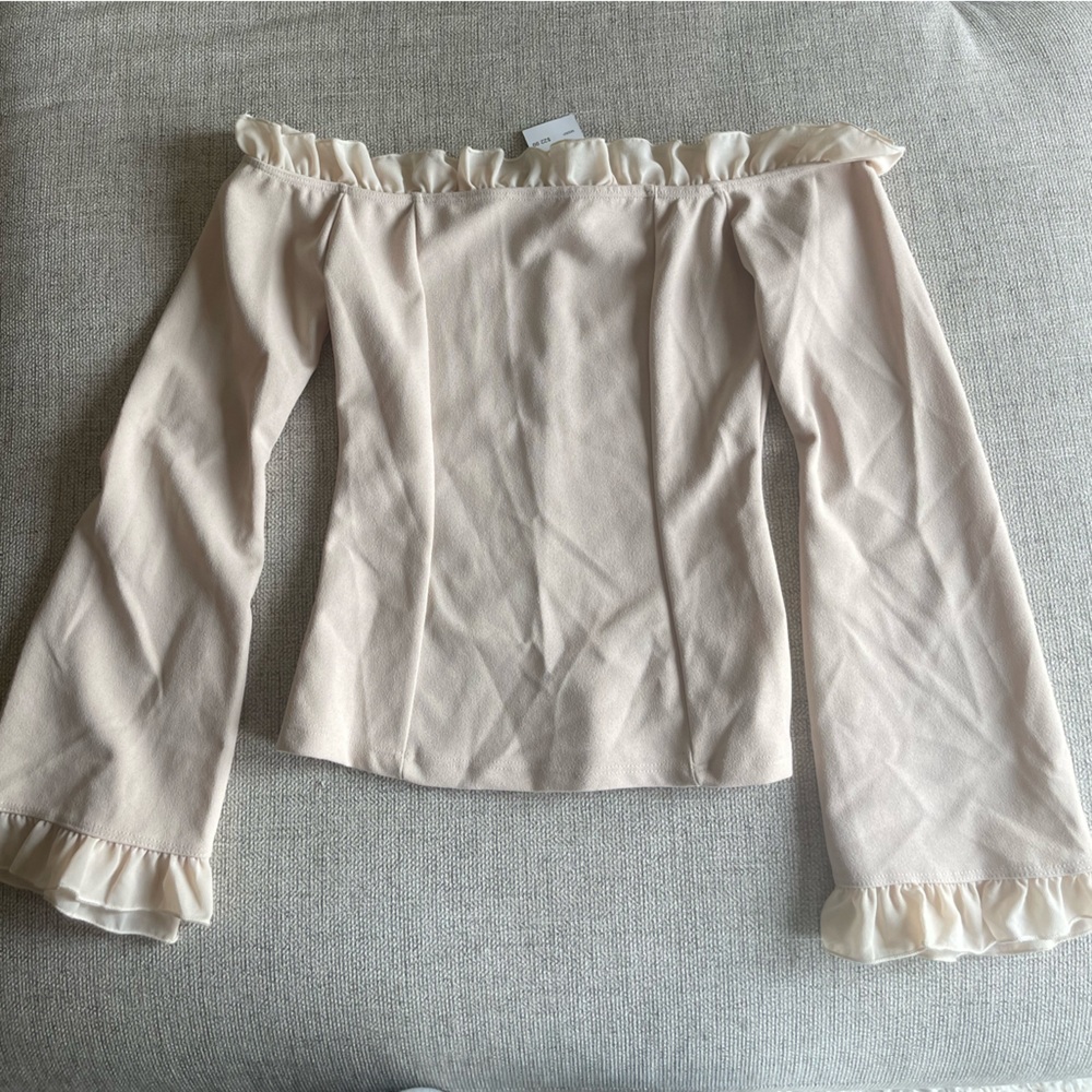 (New) Fashion Nova Natural Delight Ruffle Top